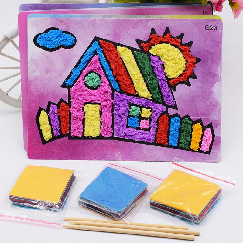 8 шт DIY мультфильм ремесла игрушки для детей Войлок бумажное Ремесло Материал