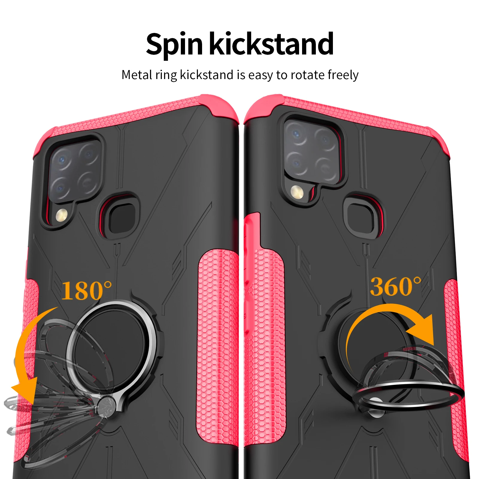 case for infinix hot 10s x689 shockproof soft tpu with hard pc ring holder armor cover for infinix hot 10s nfc x689d 10t x698c free global shipping