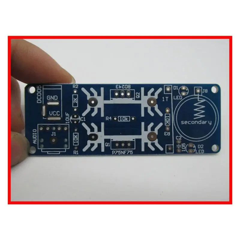 DC 15-24V 15 Вт мини плазменный динамик с катушкой Тесла Беспроводной электрический