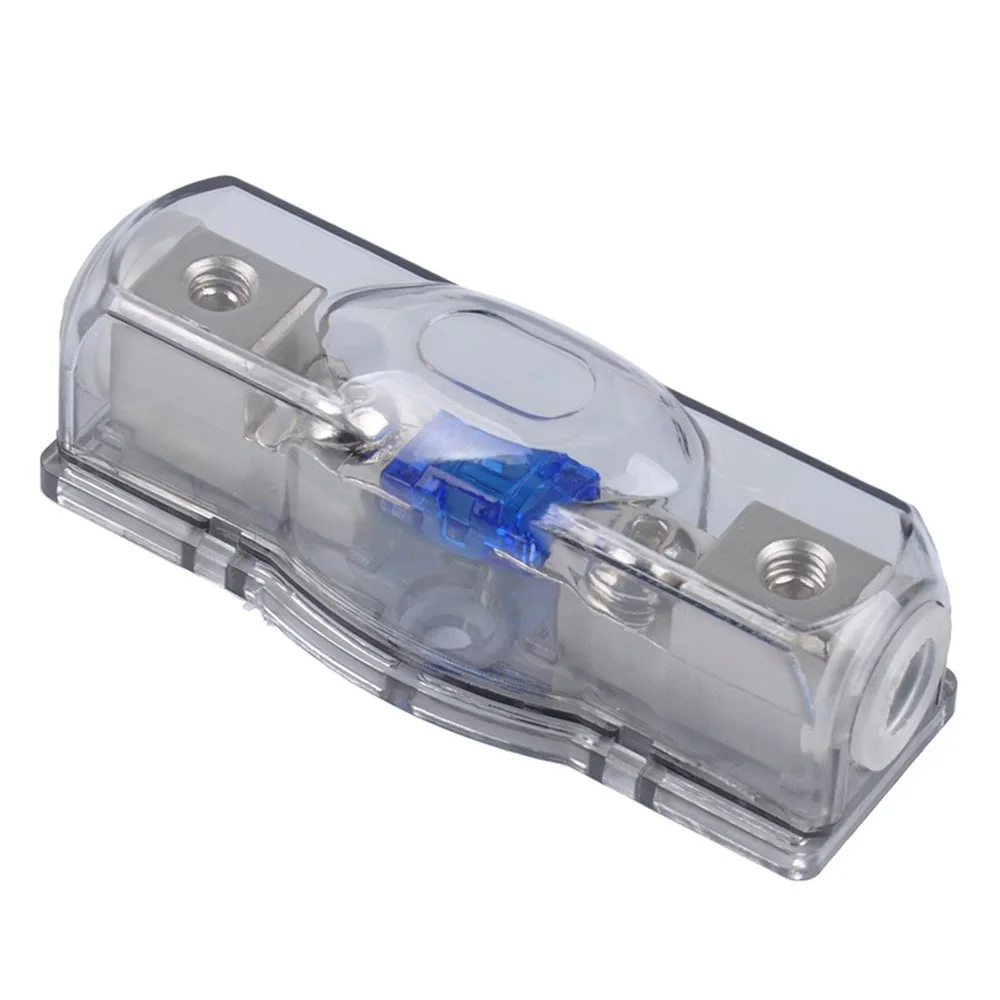 

Mini ANL Fuse Holder With 60 Amp Fuse Car Boat Audio Power Distribution Block Fusebox Car Accessories Zinc Alloy