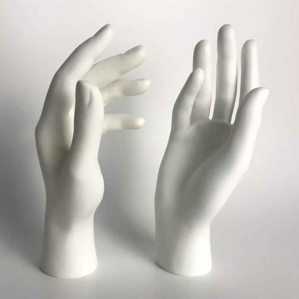 1 пара модных женский манекен руки для ювелирных изделий Дисплей Базовые Женские