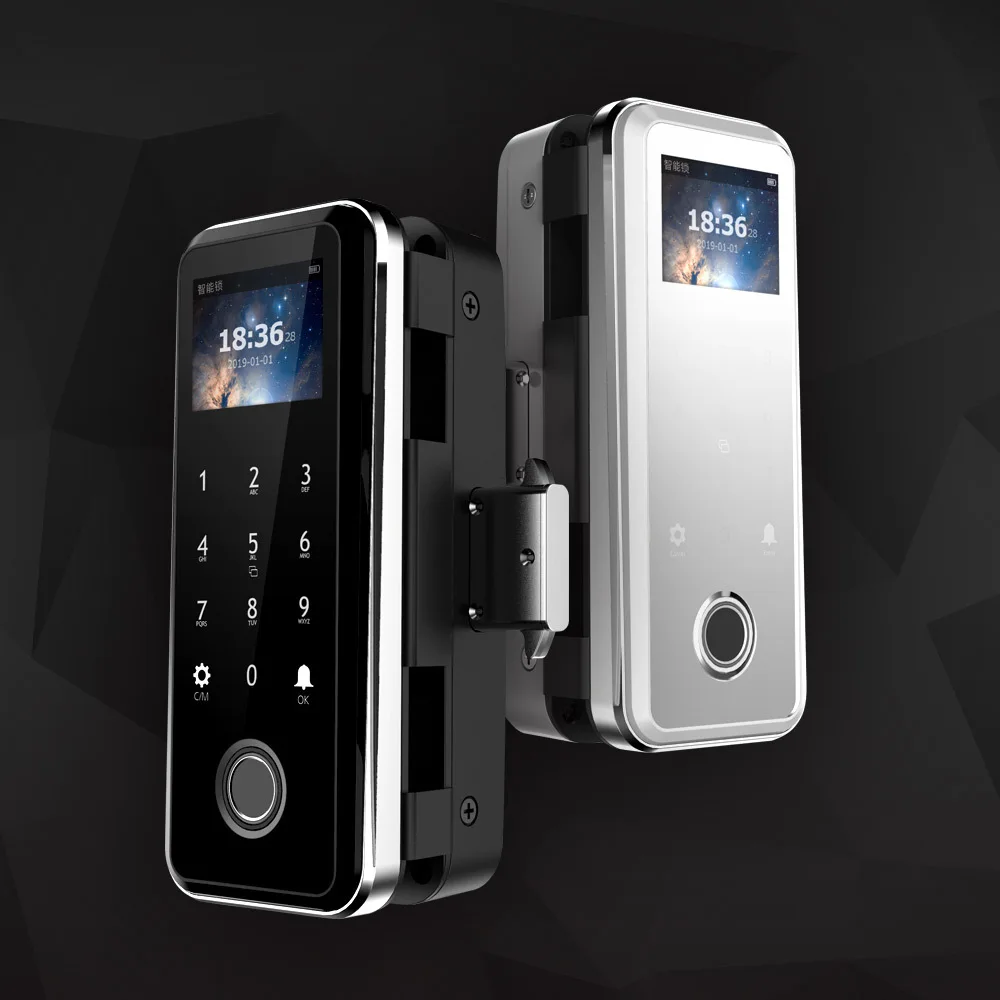 Дверной смарт замок без ключа биометрический Электрический с отпечатком пальца