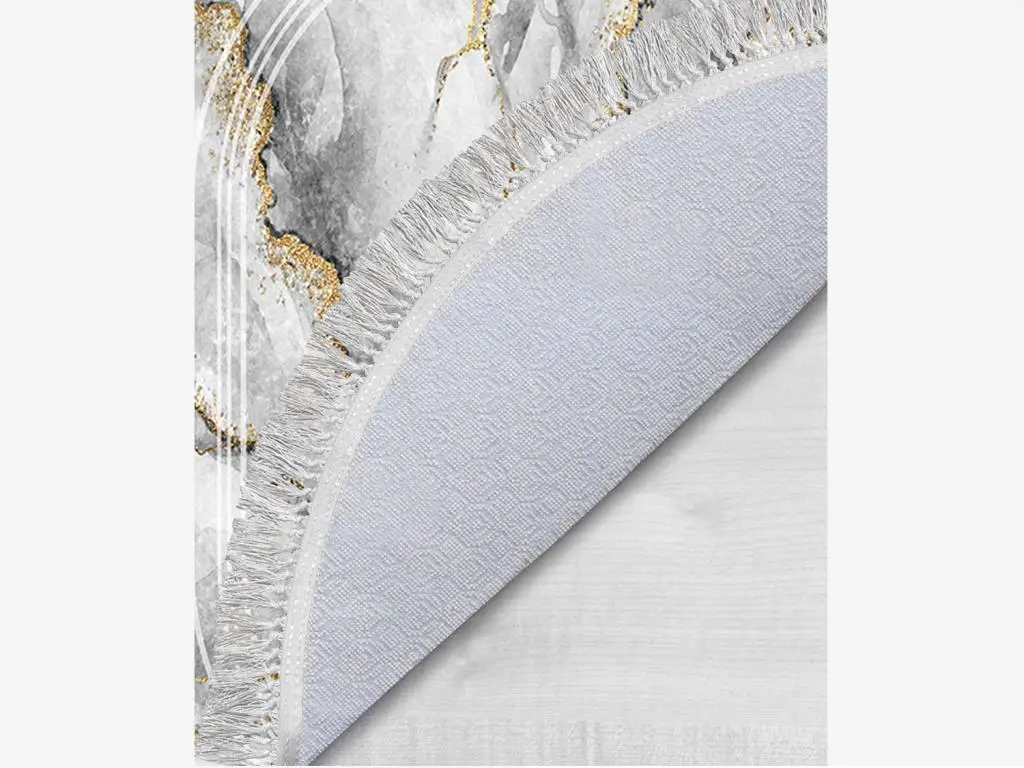 

Oval Fringed 2'li Bath Mat Pad Forest