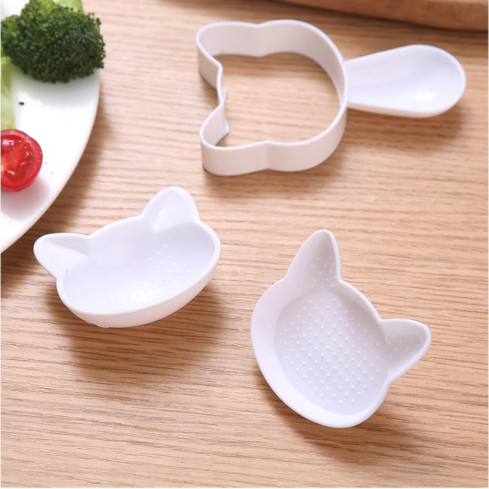 4 шт./компл. DIY Форма для суши рисовый онигири шар пищевой пресс форма в форме кошки