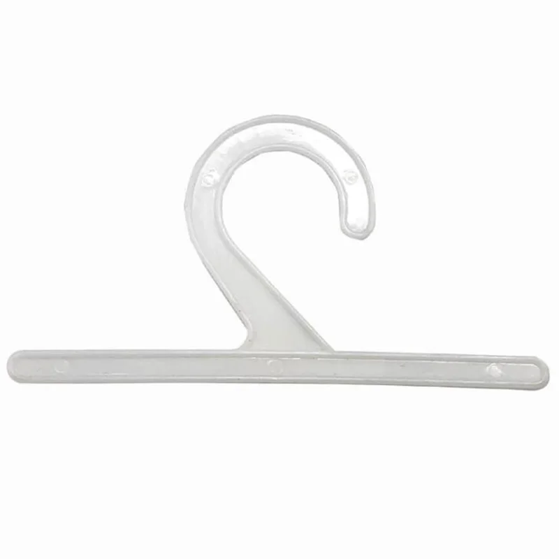 

100pcs Sample Header Card Hooks Large Heavy Duty Plastic Head Hangers Clothing Bag Fabric Swatch Hook Display