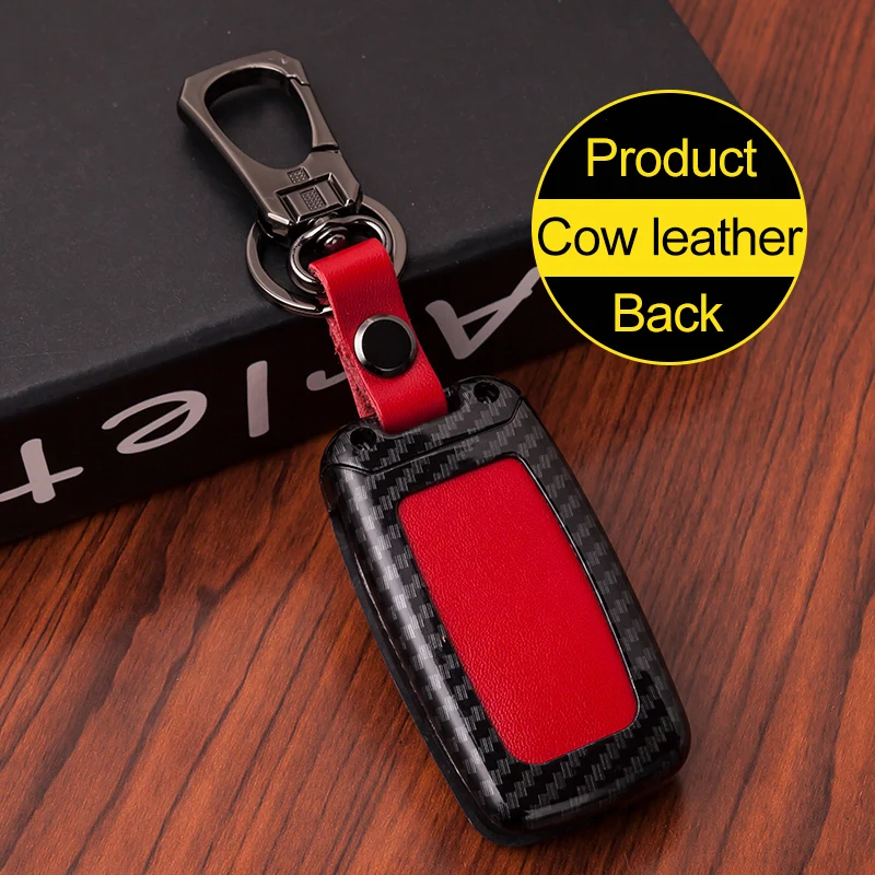 Кожаный чехол для автомобильного ключа с дистанционным управлением из