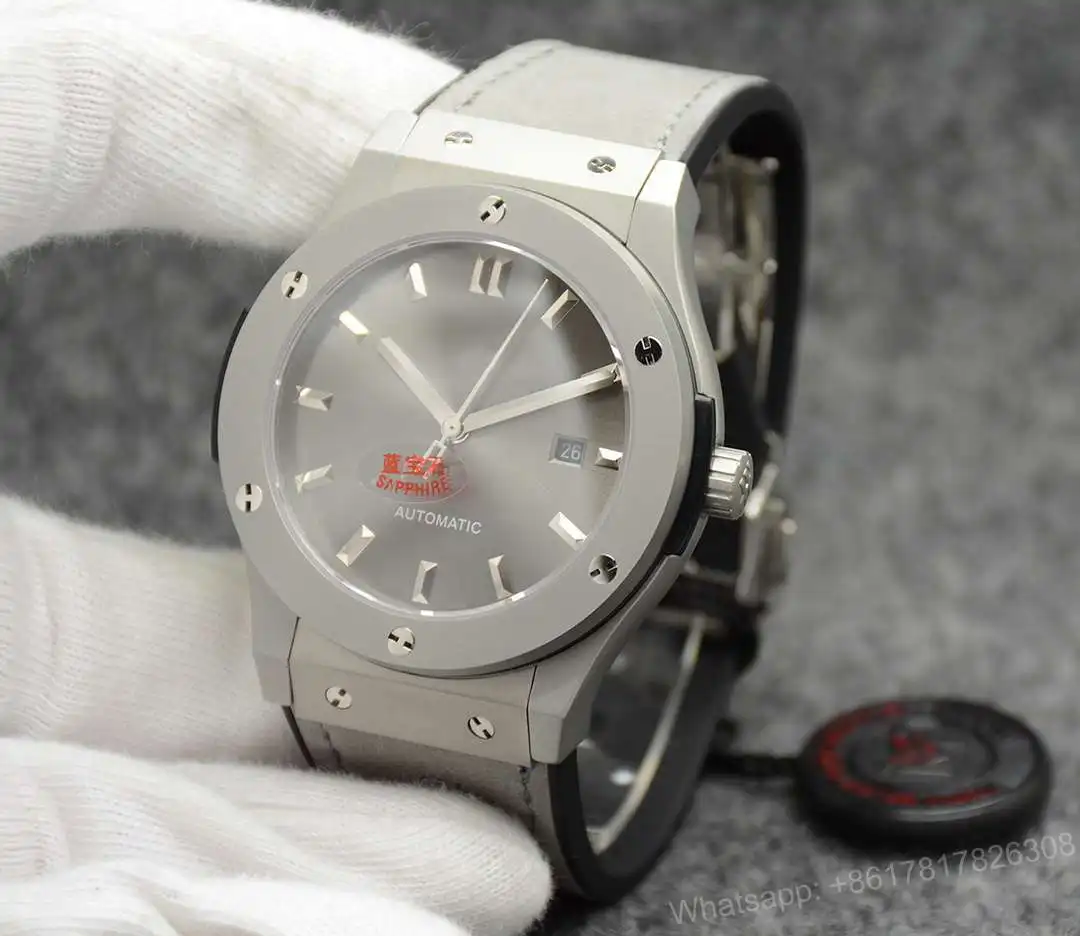 

2021 Classic Men's Automatic Mechanical Movement Watch Stainless Steel Case Big Dial Design 45mm High-Quality Sapphire Glass