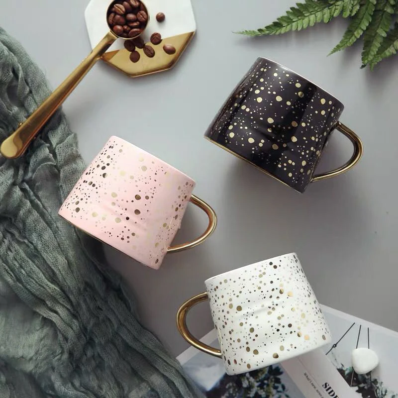 Керамическая кофейная кружка 350 мл чашка для молока лимонная домашняя посуда