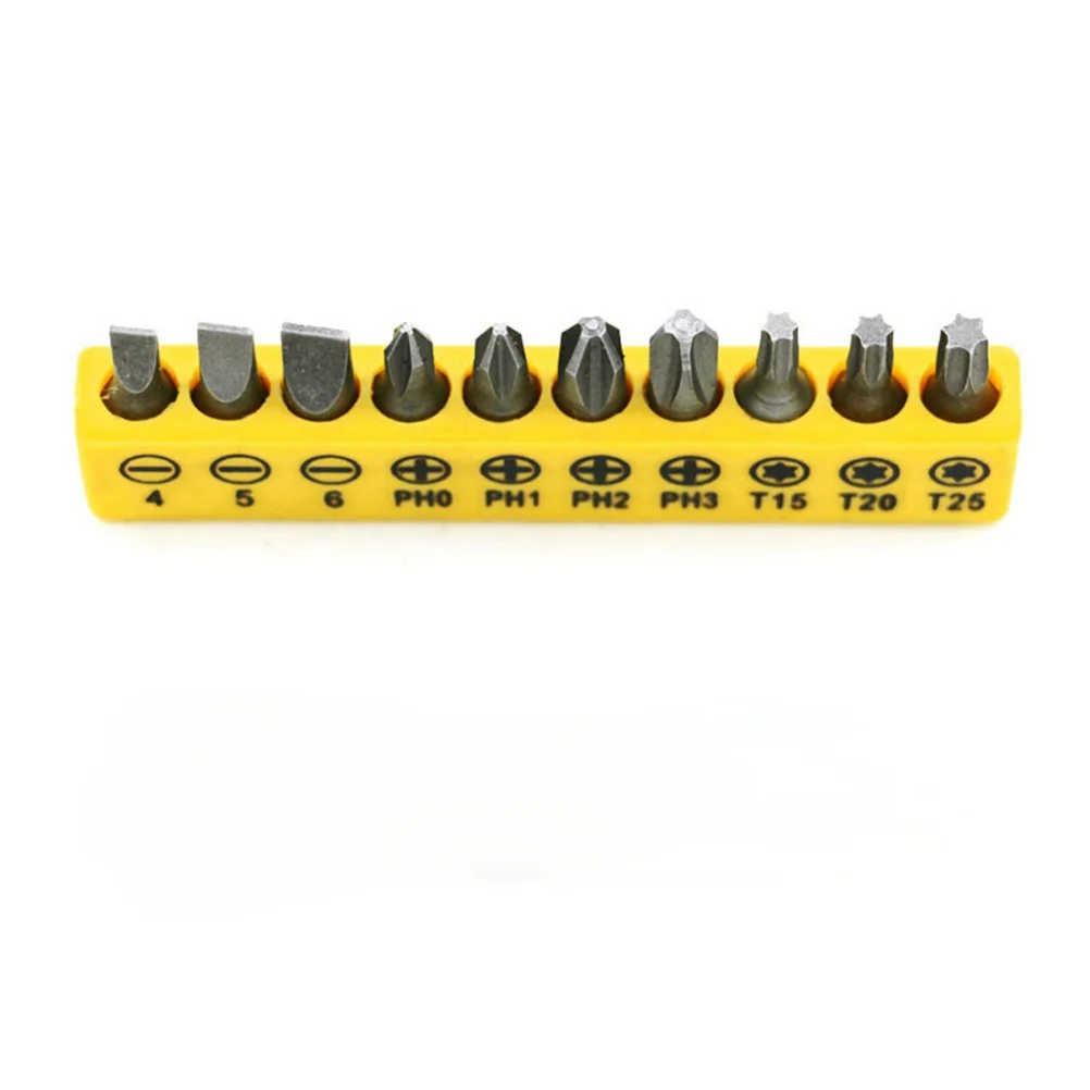 

10pcs/Set Electric Alloy Steel Screwdriver Bits For Screwdriver Set Multifunctionl Versatile Screwdrivers, for electronic tool