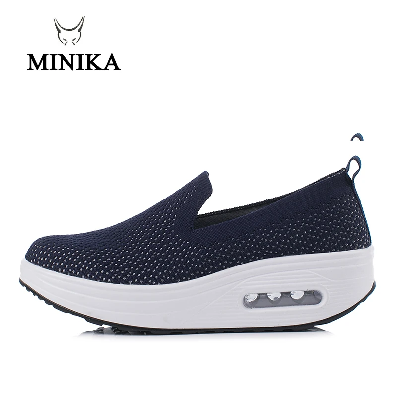 Minika; сезон лето; коллекция года; Новое поступление; Лоферы без шнуровки; обувь для женщин и девушек; дышащая обувь для танцев; визуально увеличивающая рост обувь для прогулок