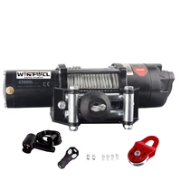 wfheater atvutv 6000lbs 2045kg electric winch wire rope 12v24v dc winch remote control winch set oversea