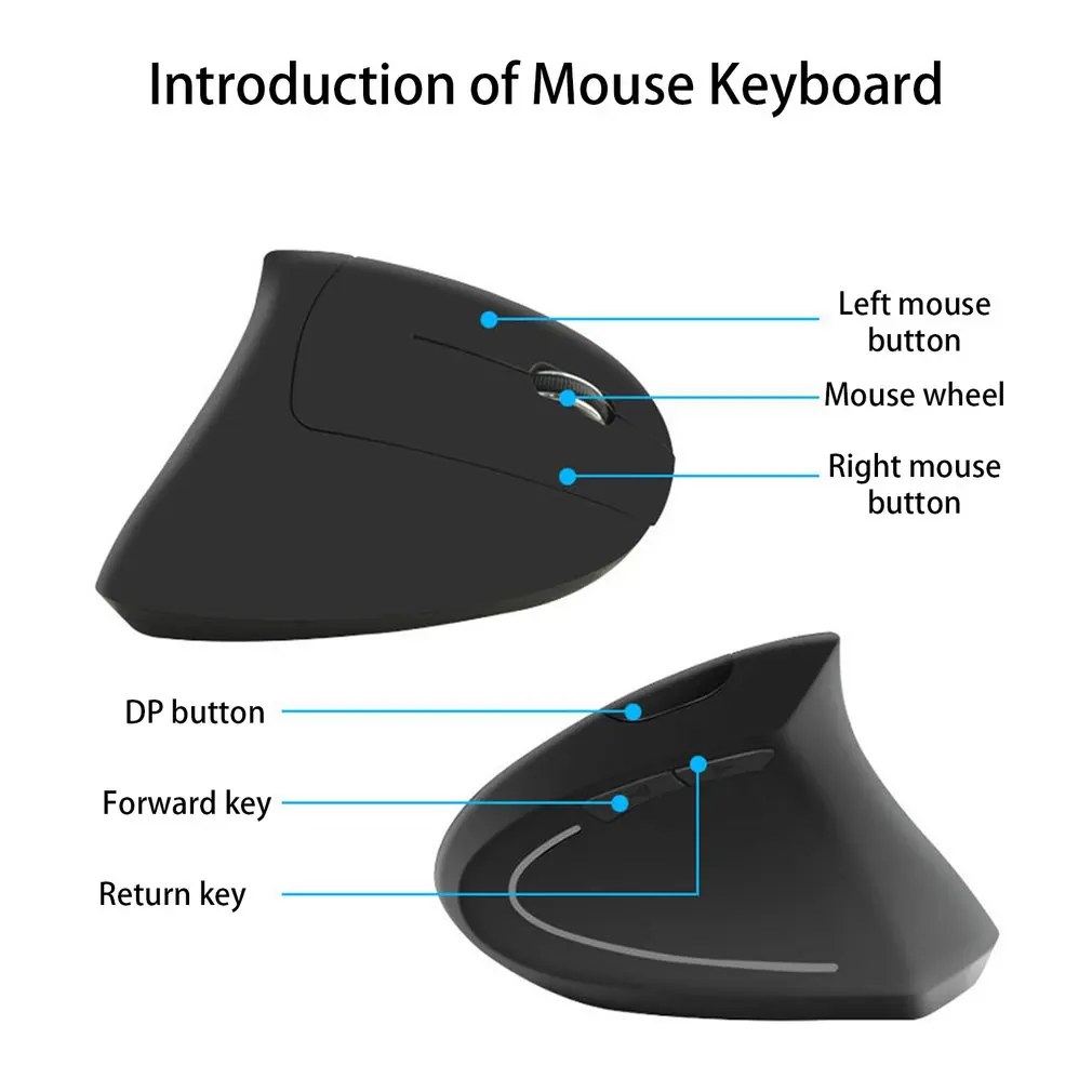 

Wireless mouse Ergonomic Vertical 3D Mouse Notebook PC USB gaming Mouse Optical Healthy mouse gamer For PC Laptop gamer mice