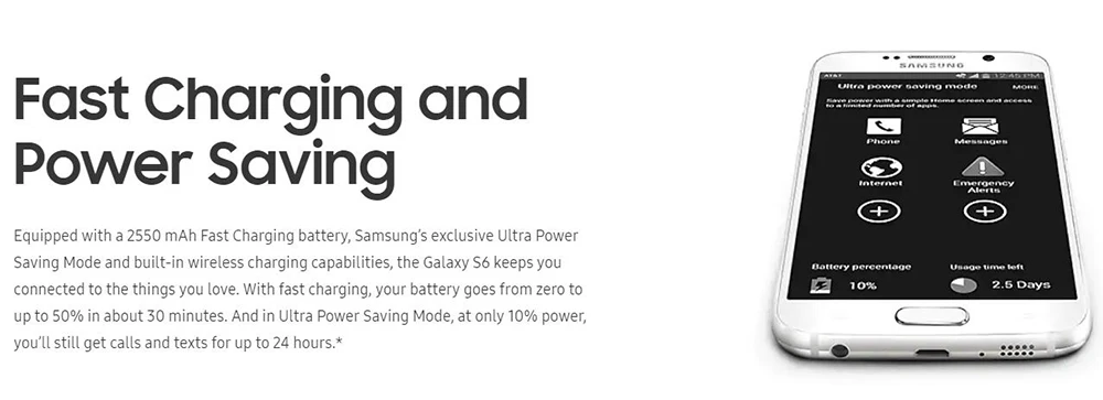 ЕС Версия samsung Galaxy S6 G920F 3 ГБ 32 ГБ мобильный телефон Exynos 7420 5," NFC 16MP отпечаток пальца 4G LTE телефон
