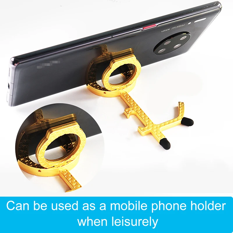 EDC Бесконтактный открывалка для двери анти сенсорный экран пресс Лифт подвеска