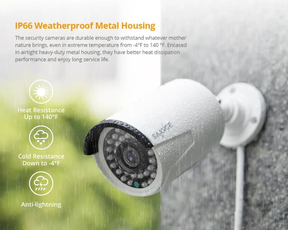 SANNCE 8CH 1080P Сеть POE NVR комплект CCTV система безопасности 2.0MP IP камера наружная ИК камера ночного наблюдения система 1 ТБ HDD