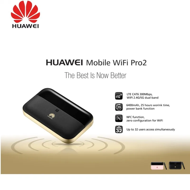 Unlock HUAWEI E5885Ls-93a Cat6 mobile WIFI PRO2 With 6400mah Power Bank Battery And One RJ45 LAN Ethernet Port E5885 Router