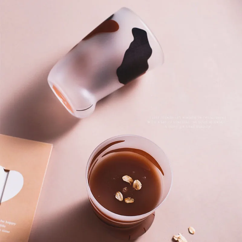 Креативные милые кошачьи лапы стеклянные тигровые кружка для офиса кофейная