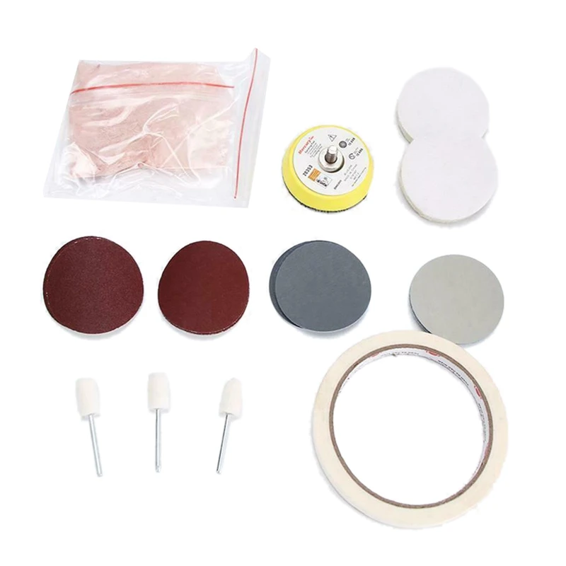 

Набор для полировки стекла, комплект из 20 шт./компл., для удаления царапин и шлифовальной подложки 50 мм