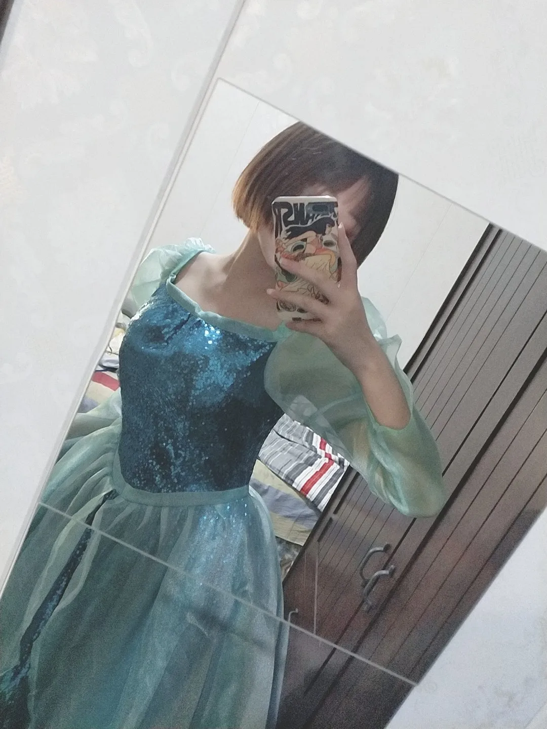 Хэллоуин фильм с рисунком маленькая русалочка для костюмированной вечеринки