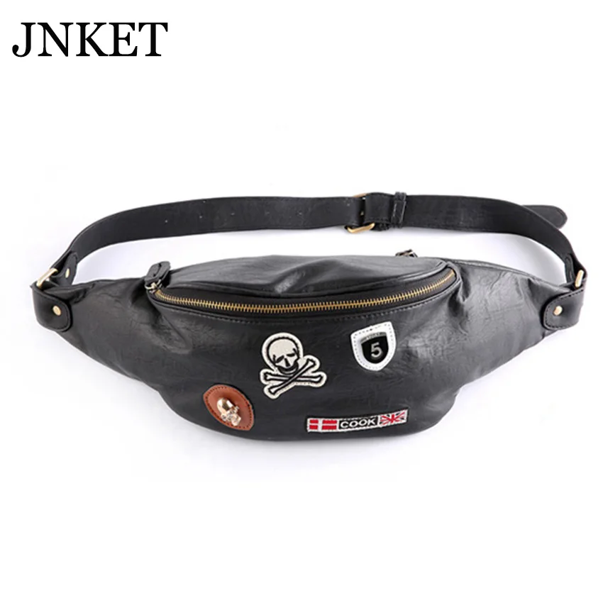 

JNKET Новый Для Мужчин's из искусственной кожи поясная сумка, сумка на пояс, сумка-мешок, Повседневное груди сумки, сумки для путешествий, сумка ...