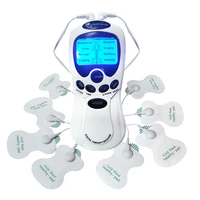 8 modes body massage electric ems muscle stimulation tens unit machine electronic pulse physiotherapy massager 8 pad health care