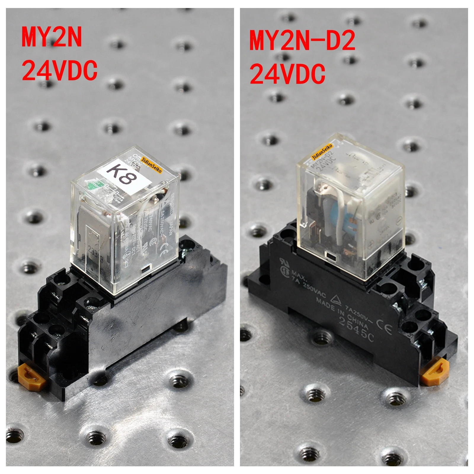 

MY2N MY2N-J MY2N-D2 MY4N-J MY2NJ LY4N MY4NJ RH4B-UL LY2N Relays Power supply