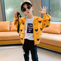 childrens jacket coat baby boys new spring and autumn hooded jackets with cartoon motifs jacket for boy clothing for boys