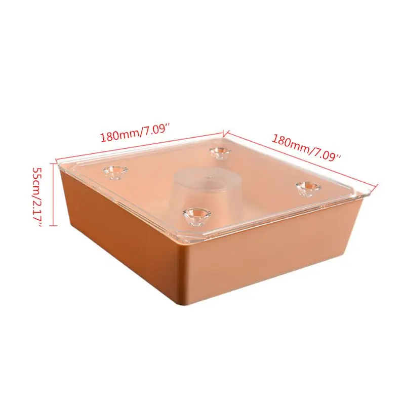 

Square Bee Feeder Beekeeping Tools Beehive Water Feeder Drinking Nest Entrance