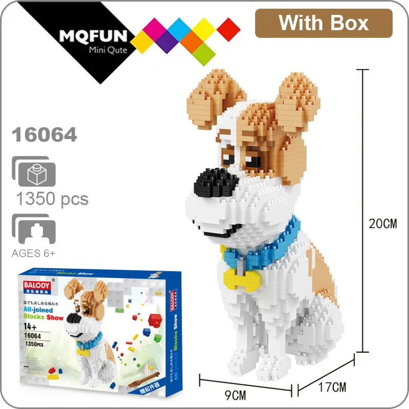 Balody Мультяшные милые животные кошка собака алмазные мини блоки 3D Сборка DIY