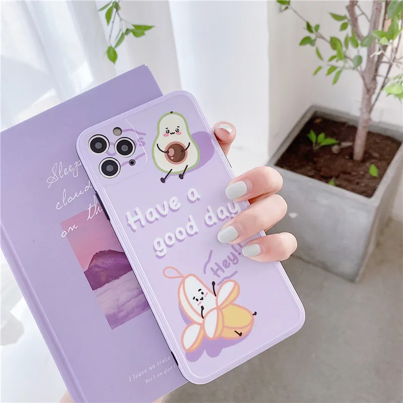 Милый мультяшный мягкий тонкий чехол IMD для iphone 11 pro max 7 8 plus X Xs XR SE 2020 модный