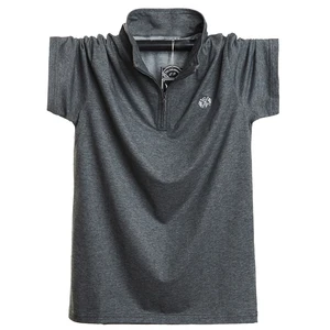 Новинка 2022, модная мужская рубашка поло, хлопковая летняя дышащая рубашка с коротким рукавом, мужские крутые рубашки поло, повседневные рубашки 5XL 6XL размера плюс