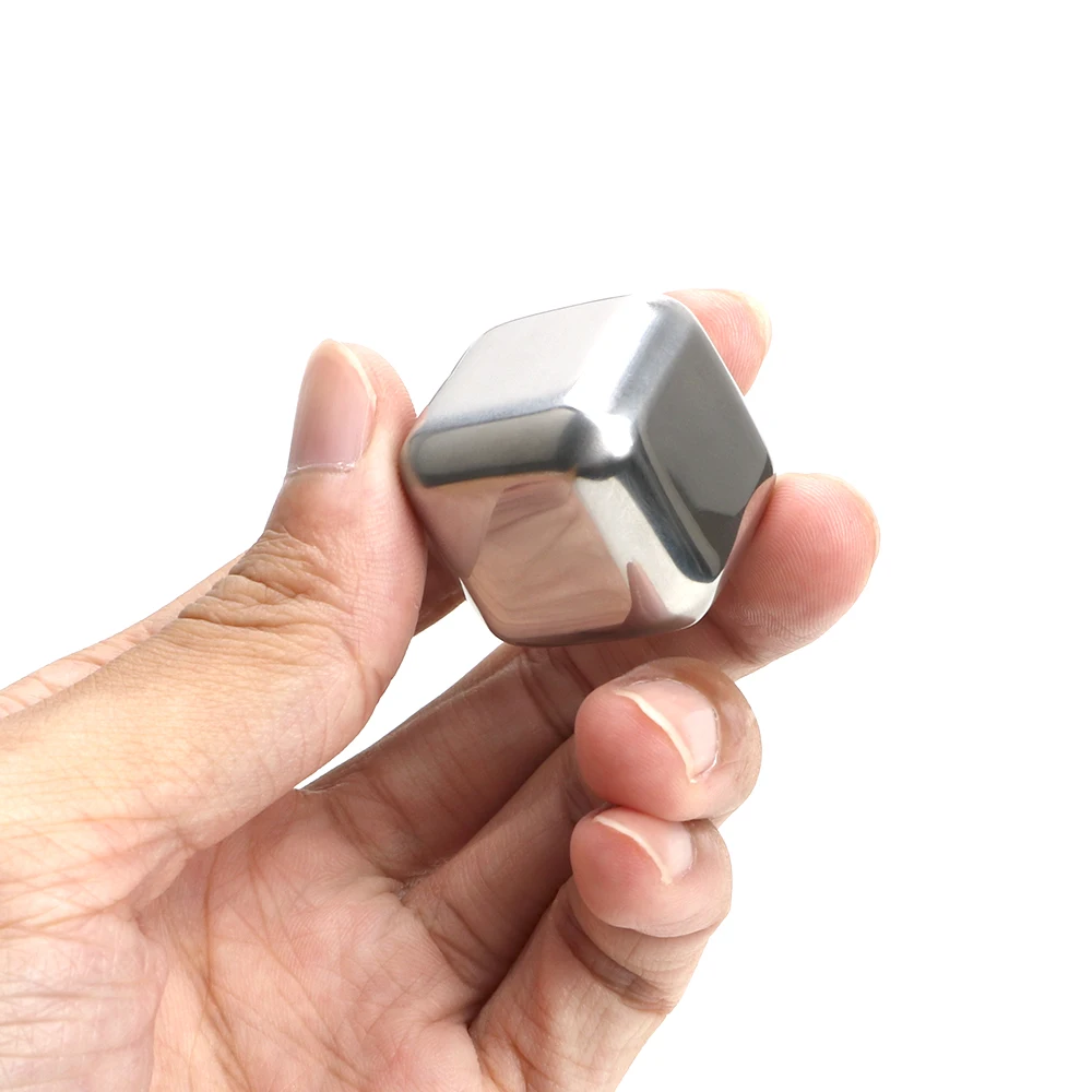 Кубики льда HILIFE из нержавеющей стали охлаждающие камни для виски вина 1 шт. Пивной