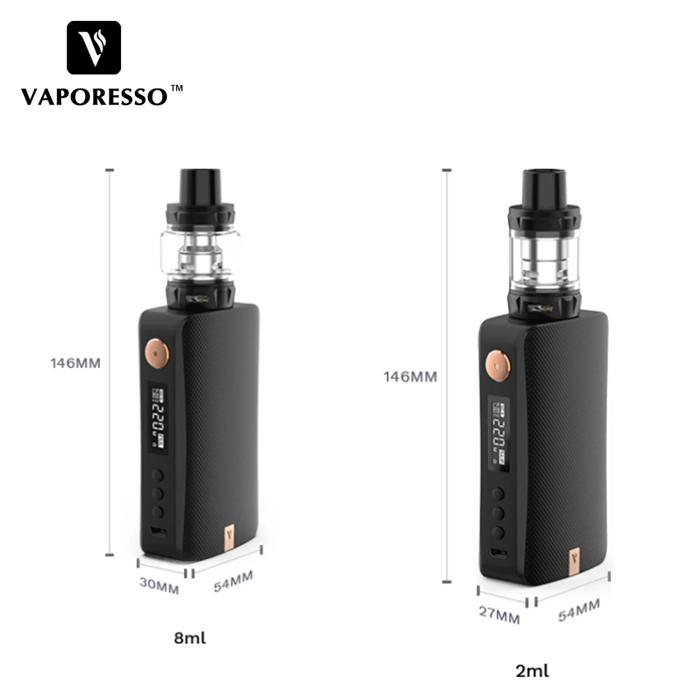 Новинка оригинальная электронная сигарета Vaporesso Gen 220W вейп Набор TC бокс мод с
