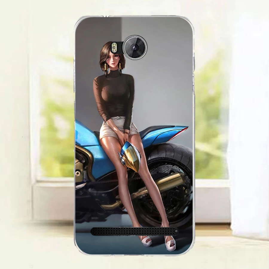 Чехол для Huawei Y3II LUA-L21 LUA-U22 LUA-U02 Роскошные Силиконовые чехлы из ТПУ Honor Bee 2 задняя