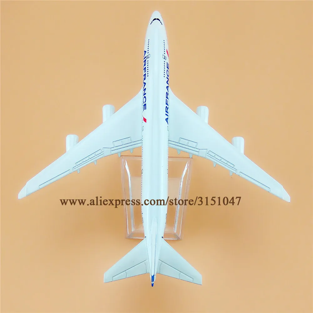 16 см Air France AIRFRANCE Boeing 747 B747 Airlines модель самолета Модель сплав металлический самолет