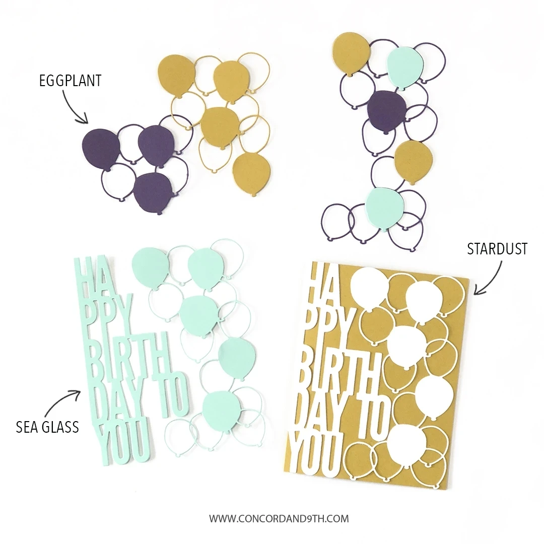 

New Design Metal Cutting Dies Happy Birthday Balloons Craft Stencil Diy Scrapbooking Handmade Card Make Shape Album Decor Model