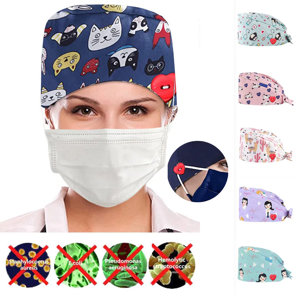 Gorros Enfermeria стоматология кепка женская медицинская шапочка Шапка скраб для