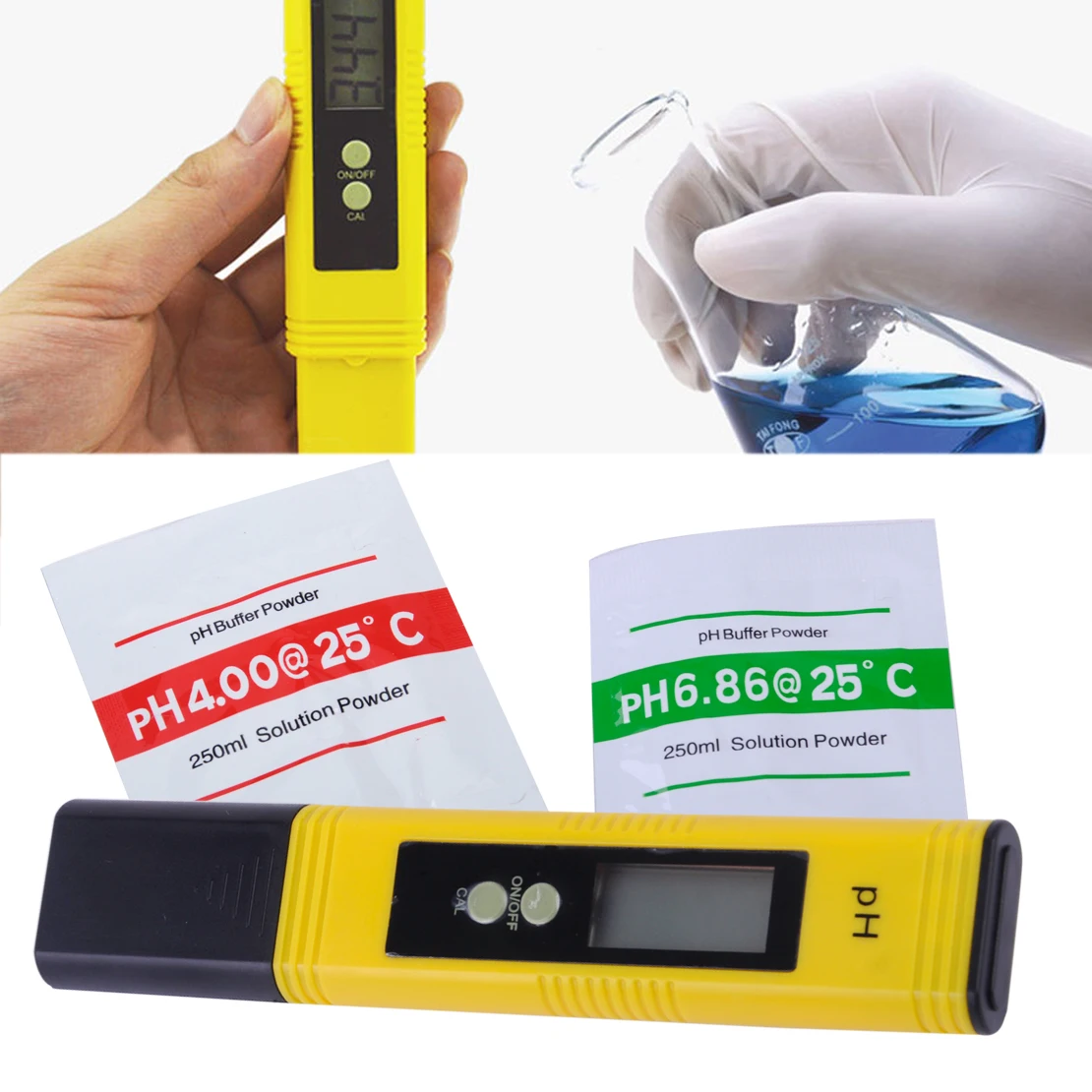 

LETAOSK High Accuracy Portable LCD Monitor PH Meter Pen Digital Tester for Aquarium Hydroponic Wine Accessories