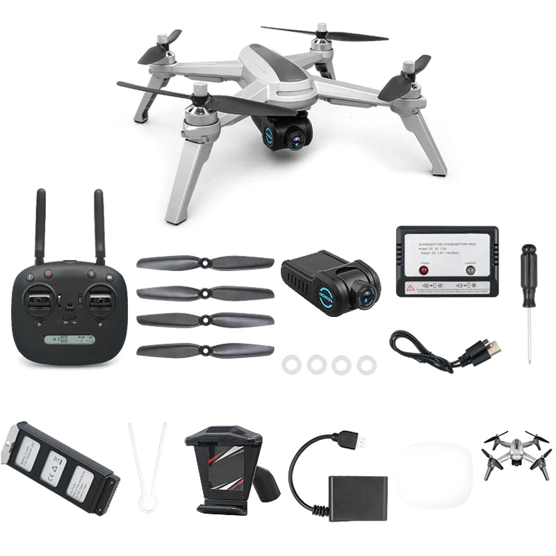 

JJRC X5 RC Drones with 2K HD Camera 5G WiFi FPV GPS Drones Headless Mode Brushless Motor RC Quadcopter B2Cshop