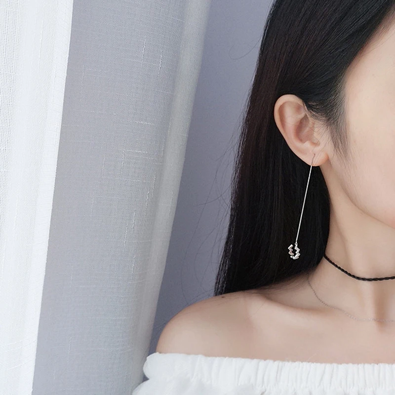 Новые женские серьги-каффы с кисточками серьги резьбой идеальный подарок на день