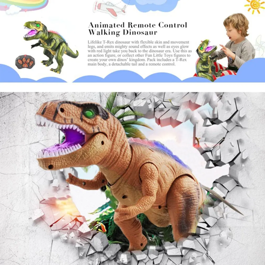 

Intelligent Animal Model Toy Infrared Remote Control Walking Dinosaur Toy for Kids Figure Electric Toy RC Pet For Children Gifts