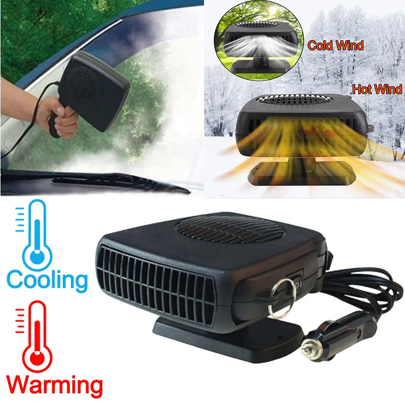 

12V 200W Car Heater High Power Snow Removal Defrost Electric Heater Heater Glass Defrost Defog Heater Heating & Fans