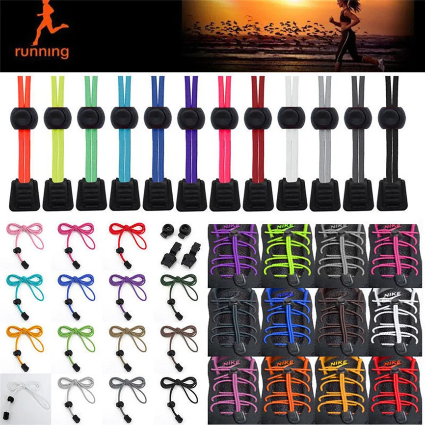 Аксессуары для обуви эластичные шнурки без шнурков креативные с пряжками