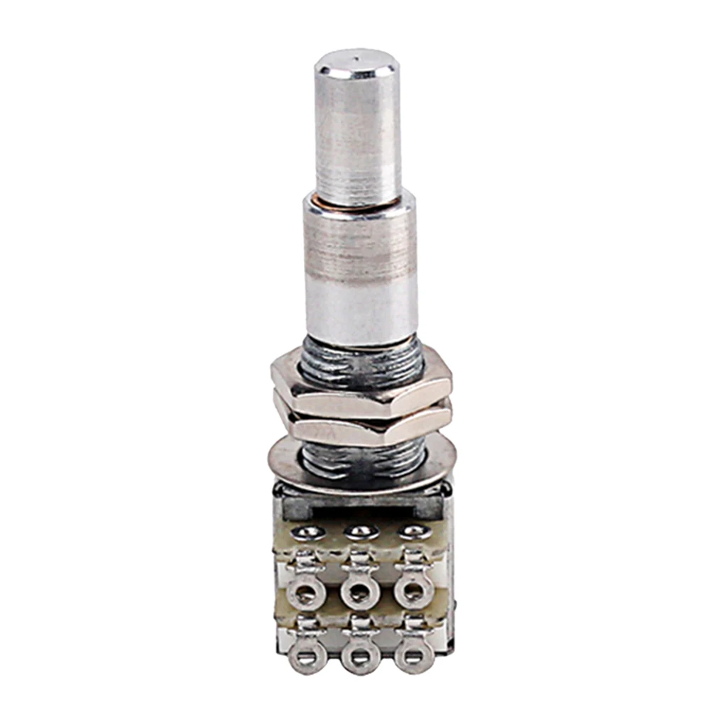 

1pc Guitar Mini Dual Pots Stacked Concentric Potentiometer B100K Metal