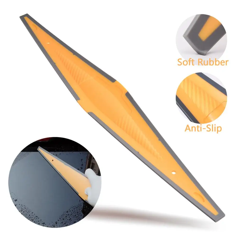 Скребок EHDIS для автомобильного окна тряпка из углеродного волокна виниловый