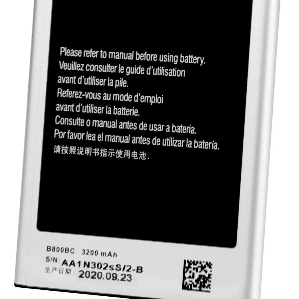 100% Original Replacement Battery B800BE B800BC FOR Samsung GALAXY Note3 N9006 N9005 NOTE 3 3200mAh NFC | Мобильные телефоны и
