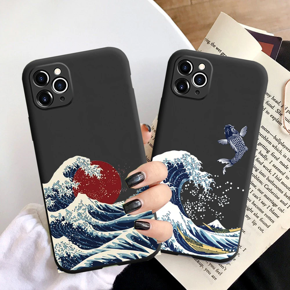 Чехлы для телефонов iPhone 12 11 Pro X XS XR Max SE 2020 7 8 6S Plus силиконовый чехол из ТПУ с