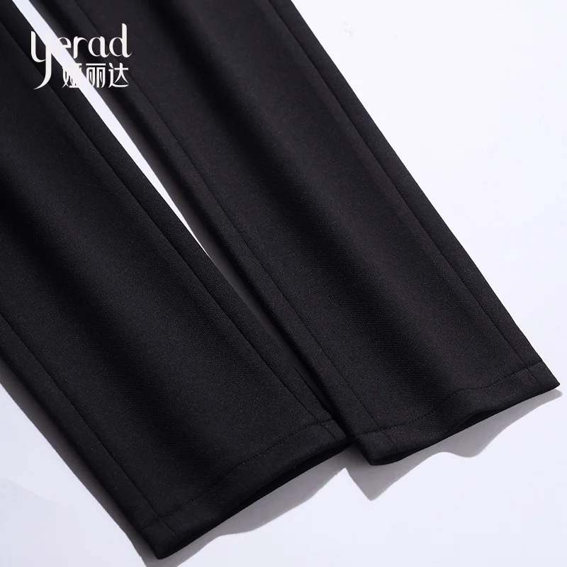 YERAD осенние женские черные брюки-карандаш офисный костюм для дам брюки