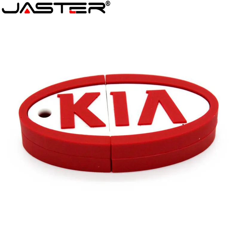 JASTER KIA флеш-накопитель силиконовый Автомобильный ключ 4 ГБ 8 16 32 64 объемный