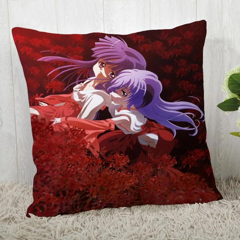 Наволочки на заказ InuYasha квадратная наволочка Рождественская Наволочка на молнии наволочка 40*40 см, 45*45 см(с одной стороны - Цвет: Pillowcase 4
